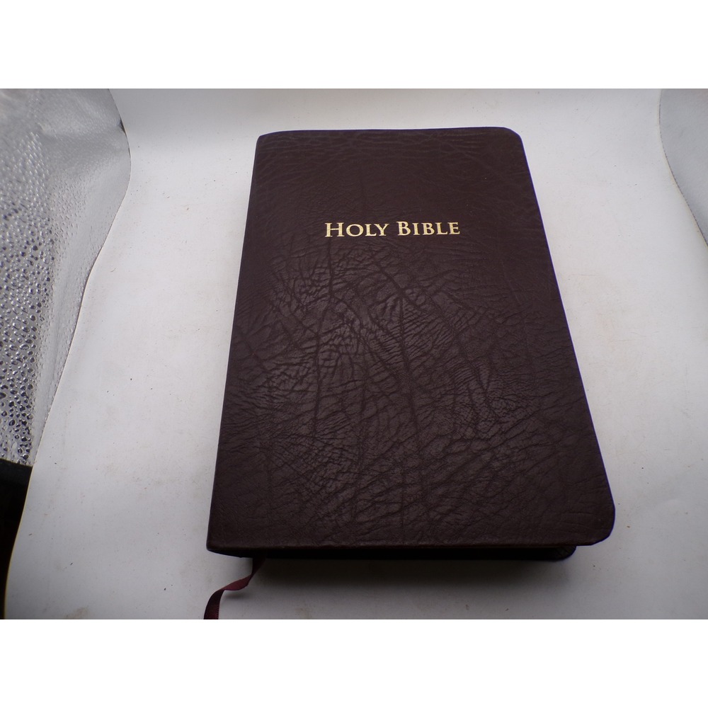 Thomas Nelson King James Study Bible Second Edition Burgundy Bonded Leather NICE